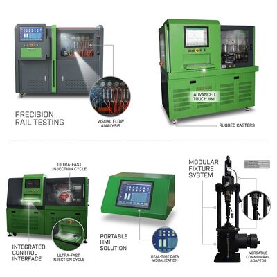 CRP-IoT スマート接続コモンレールポンプ試験台 11Kwモーター 2500Bar圧力 WiFiリモート監視付き